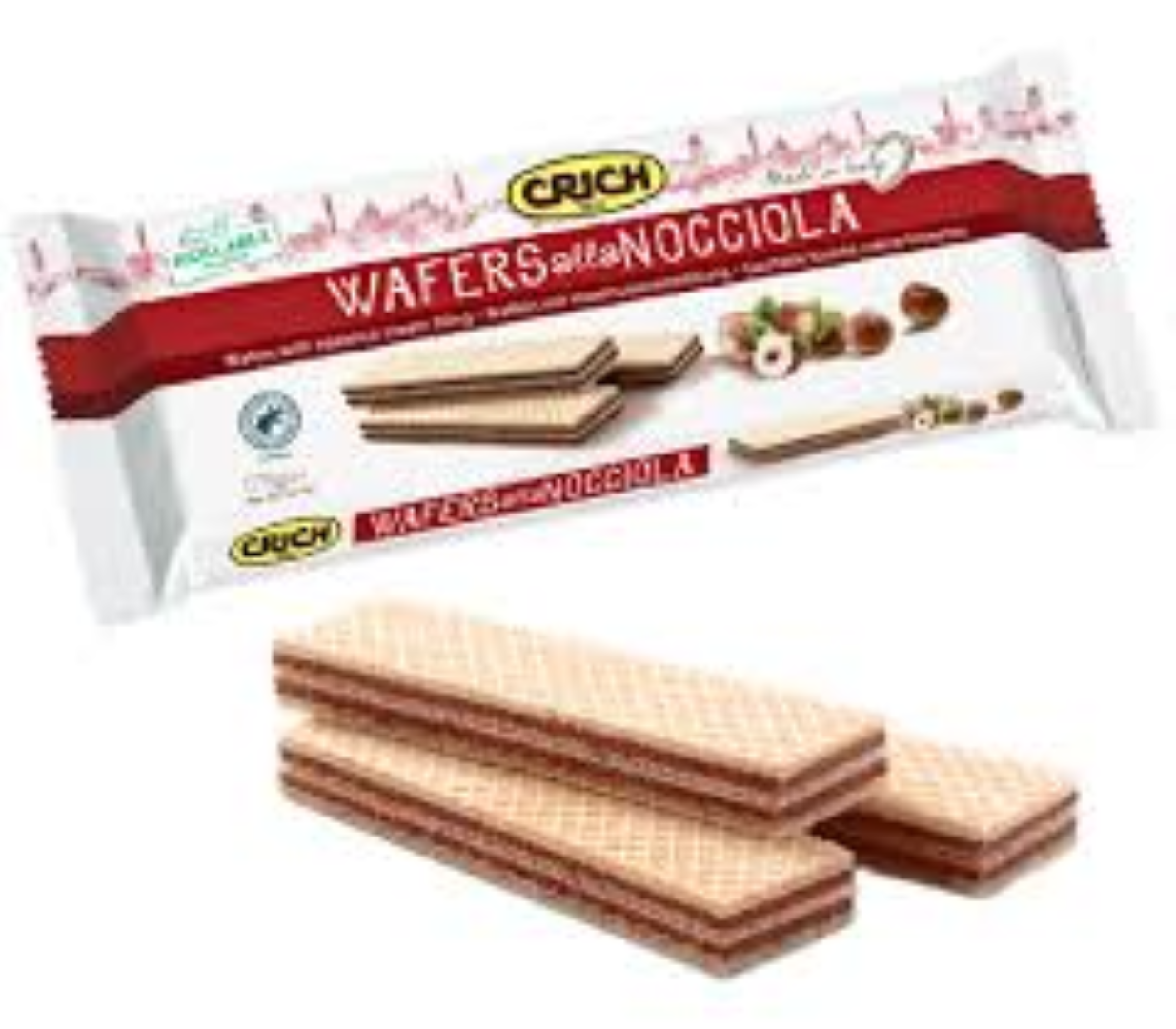 CRICH WAFERS STICK HAZELNUT 175G